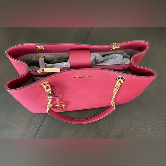 MICHAEL KORS SUSANNAH LARGE LEATHER TOTE BAG - Picture 7 of 12